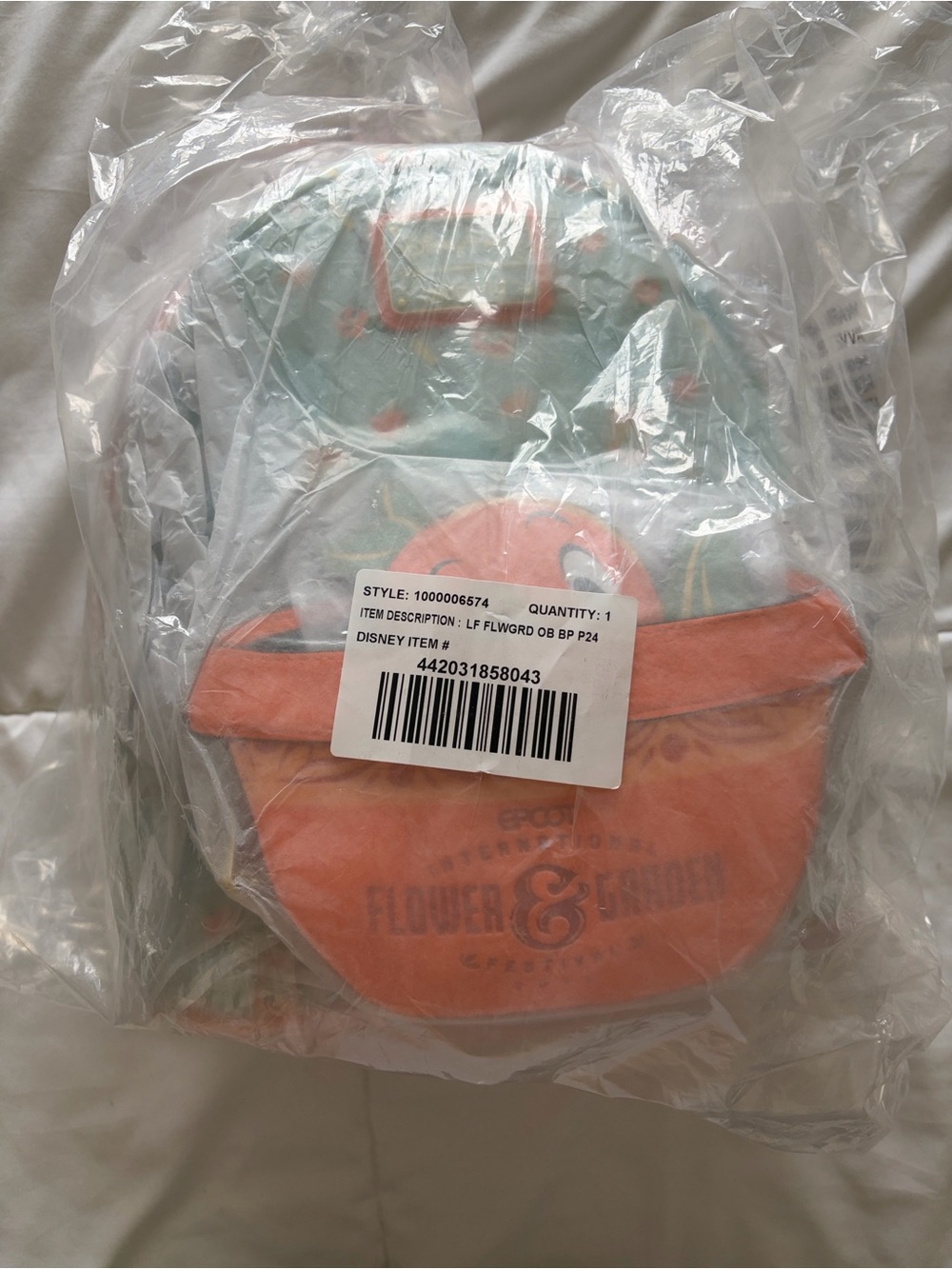 Disney Flower & Garden Orange Bird Backpack - Picture 5 of 5